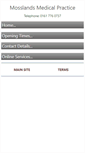 Mobile Screenshot of mosslandsmedicalpractice.co.uk